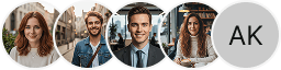 Multiple investor profile avatars on Summit Vermothal trading review block